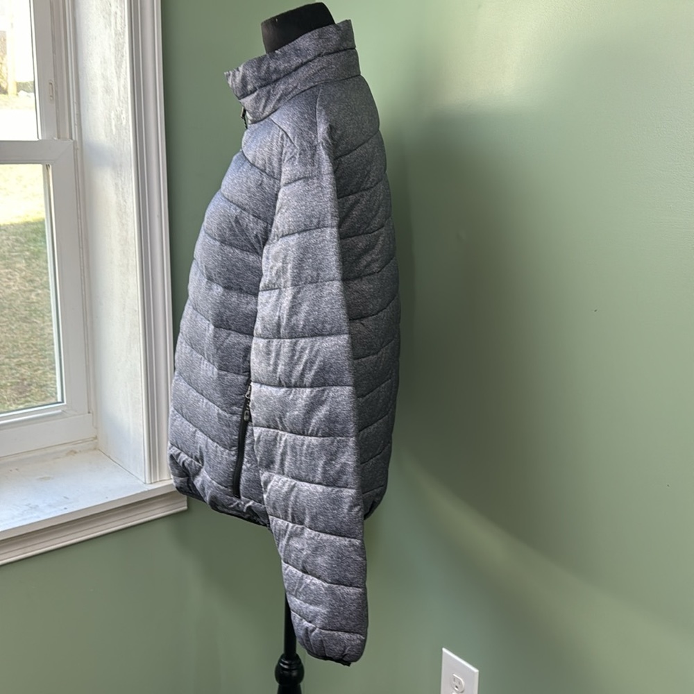 Swiss Tech Packable Puffer Jacket, Gray, Medium - image 3